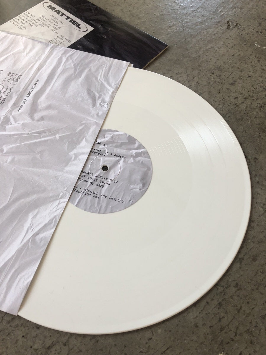 Customer Copy White Vinyl